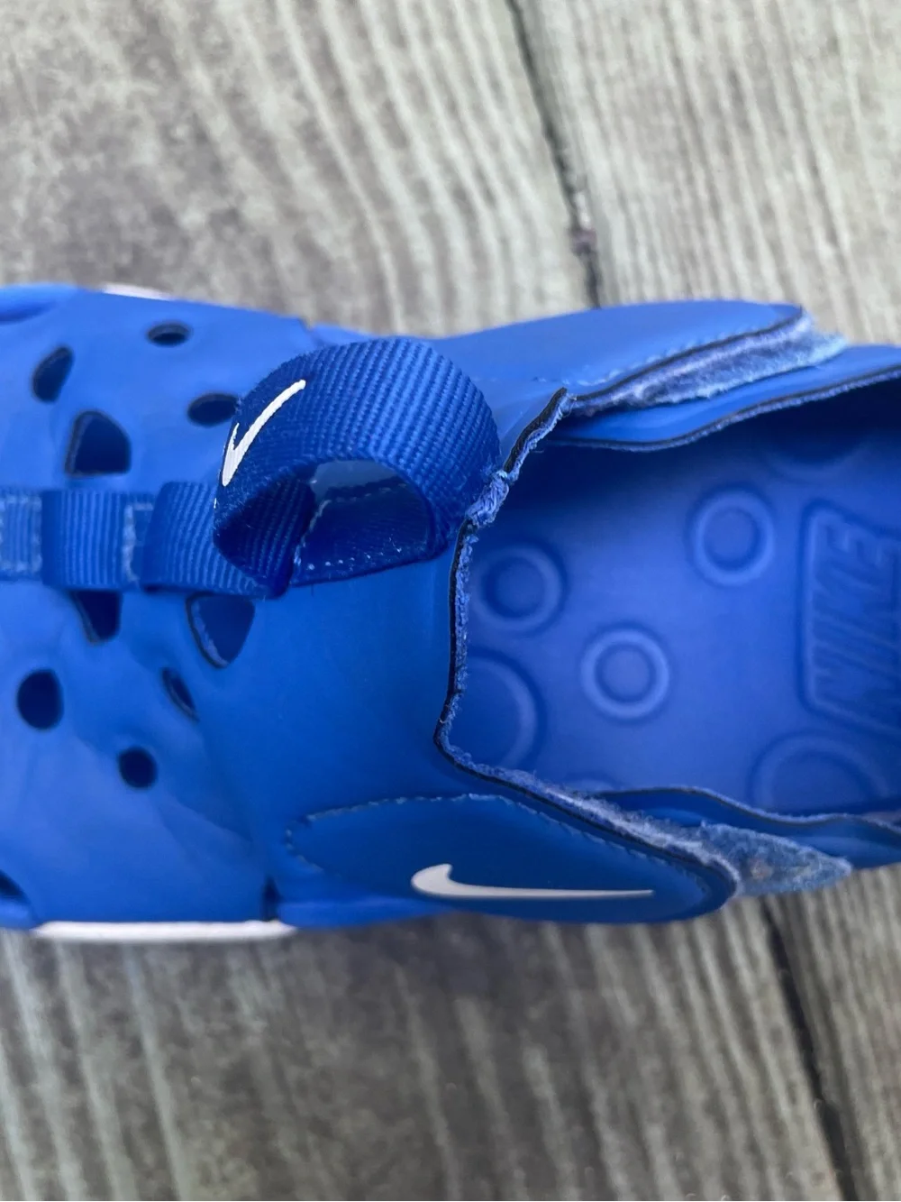 Nike Kids Royal Blue Water Clog Sandals size 1 kids
